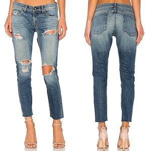 Rag & Bone DRE Capri - Slim Boyfriend in Delamo